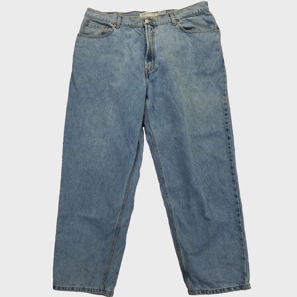 Levi's 560 Loose Fit Tapered Jeans Men 38x29.5 Light Wash Cotton Denim Grunge